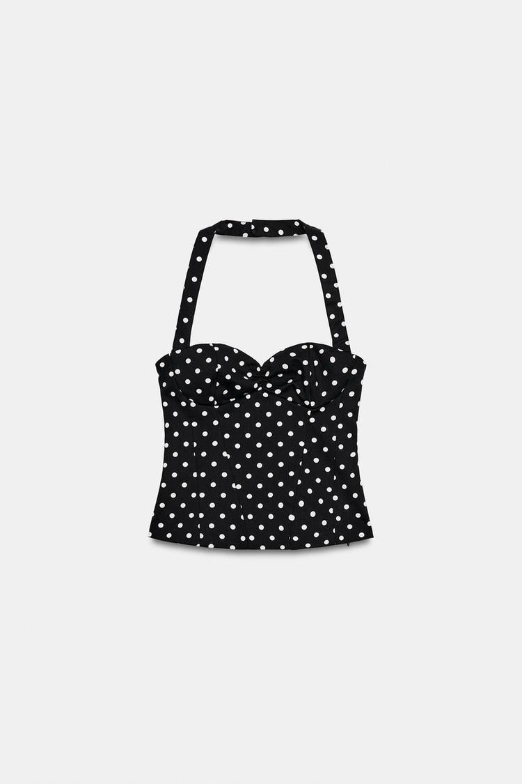 CNSRD 001 — Polka Dot Halter Corset