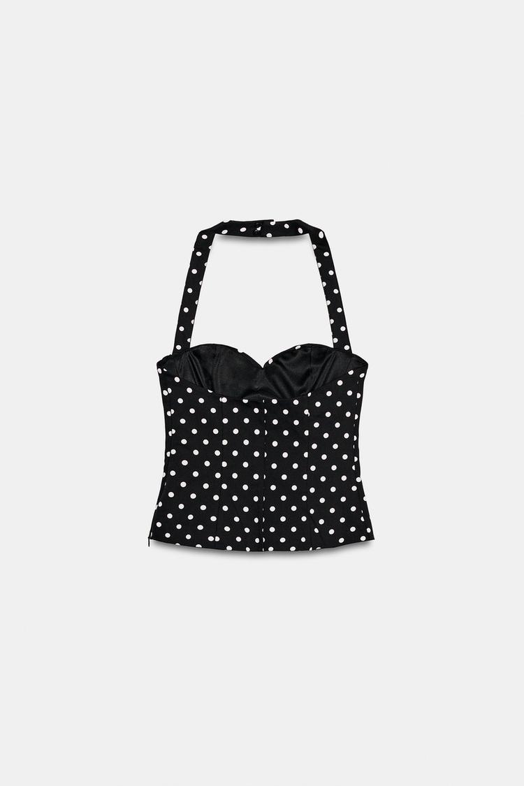 CNSRD 001 — Polka Dot Halter Corset