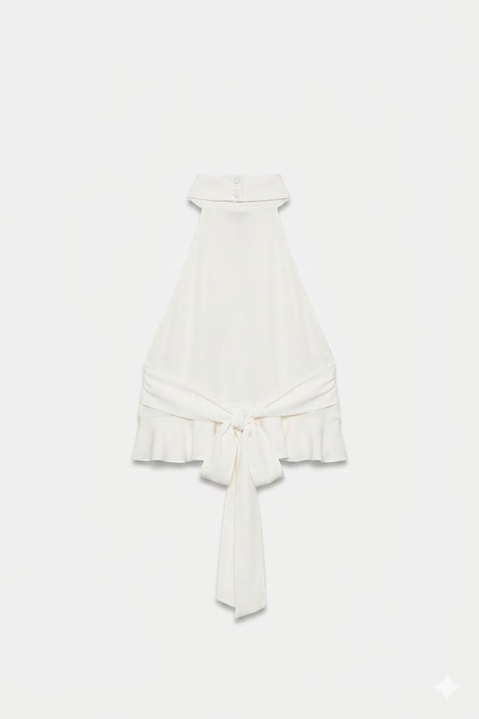 CNSRD 002 — Tiered Ruffle Halter