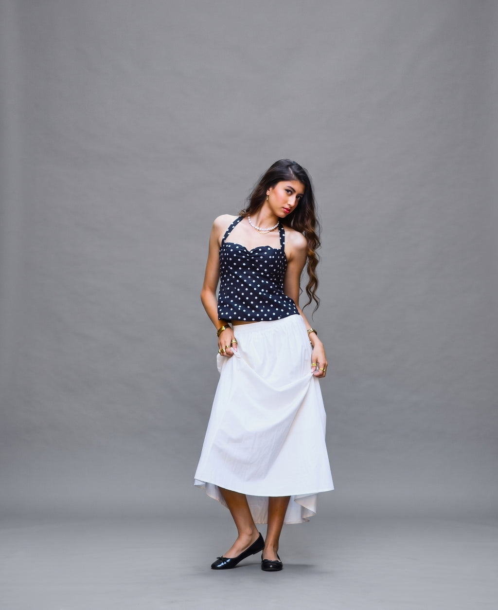 CNSRD 001 — Polka Dot Halter Corset