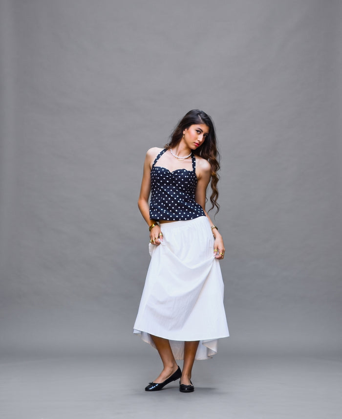 CNSRD 001 — Polka Dot Halter Corset