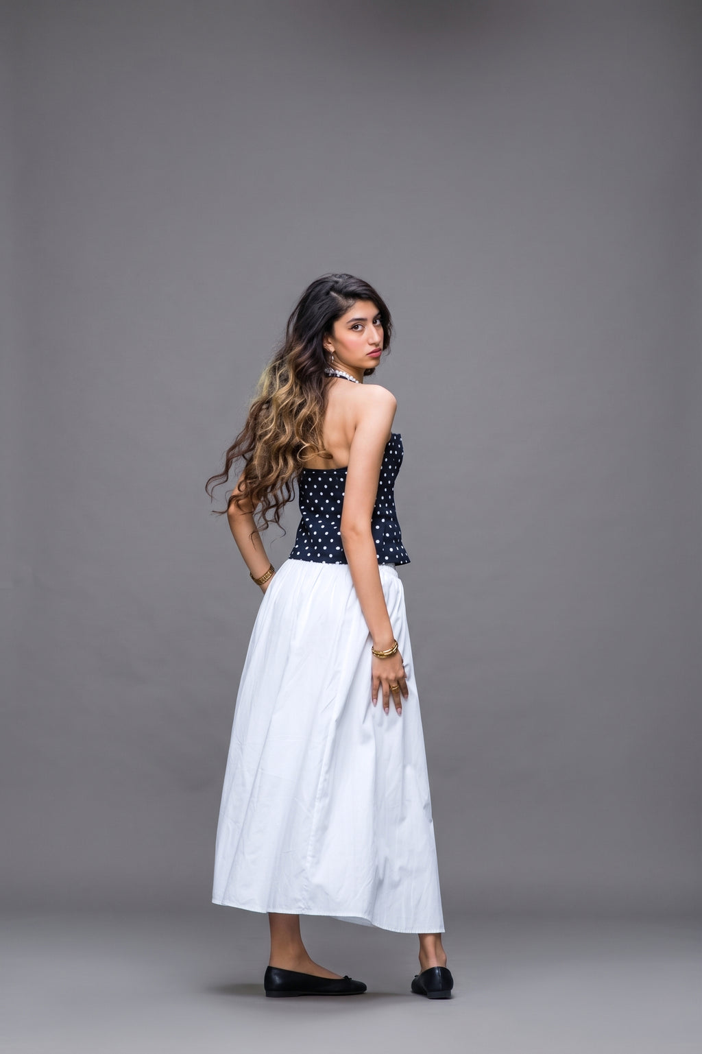 CNSRD 001 — Polka Dot Halter Corset
