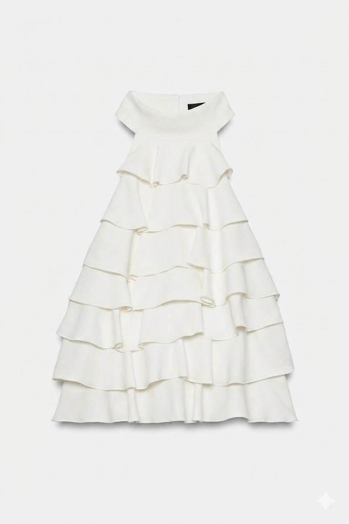 CNSRD 002 — Tiered Ruffle Halter