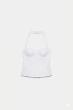 CNSRD 003 — White Halterneck Corset