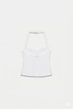 CNSRD 003 — White Halterneck Corset